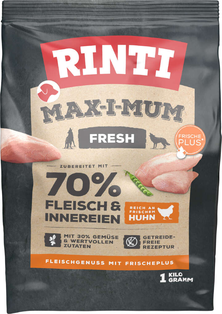 RINTI Hunde-Trockenfutter MAX-I-MUM Huhn